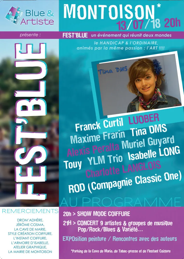 Affiche Fest'Blue: Édition 2018